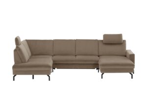 meinSofa Wohnlandschaft  Grace ¦ braun ¦ Maße (cm): B: 332 H: 89 T: 220 Polstermöbel > Sofas > Schlafsofas - Höffner