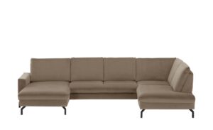 meinSofa Wohnlandschaft  Grace ¦ braun ¦ Maße (cm): B: 332 H: 89 T: 220 Polstermöbel > Sofas > Wohnlandschaften - Höffner