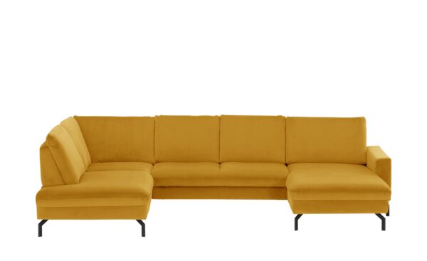 meinSofa Wohnlandschaft  Grace ¦ gelb ¦ Maße (cm): B: 332 H: 89 T: 220 Polstermöbel > Sofas > Wohnlandschaften - Höffner