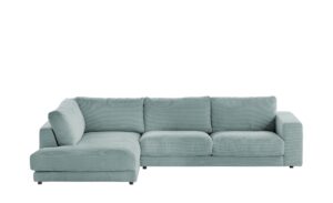 VIVA Ecksofa Cord Sila ¦ blau ¦ Maße (cm): B: 325 H: 85 T: 224 Polstermöbel > Sofas > Ecksofas - Höffner