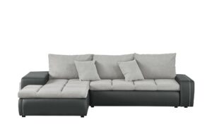 switch Ecksofa mit 2 Sitzhocker  Riva ¦ grau ¦ Maße (cm): B: 280 H: 75 T: 185 Polstermöbel > Sofas > Ecksofas - Höffner