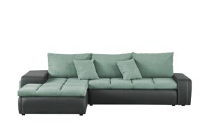 switch Ecksofa mit 2 Sitzhocker  Riva ¦ grün ¦ Maße (cm): B: 280 H: 75 T: 185 Polstermöbel > Sofas > Ecksofas - Höffner