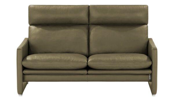 erpo just relax Ledersofa  JR 290 Trento ¦ grün ¦ Maße (cm): B: 157 H: 93 T: 86 Polstermöbel > Sofas > 2-Sitzer - Höffner