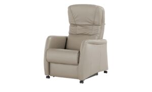 Hukla Ledersessel  Tobias ¦ grau ¦ Maße (cm): B: 75 H: 105 T: 88 Polstermöbel > Sessel > Relaxsessel - Höffner