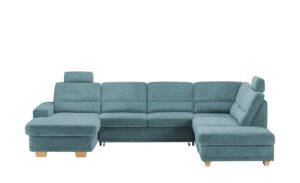 meinSofa Wohnlandschaft  Marc ¦ blau ¦ Maße (cm): B: 311 H: 85 T: 234 Polstermöbel > Sofas > Schlafsofas - Höffner