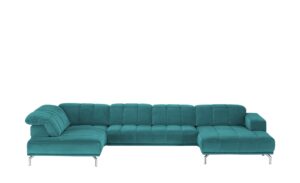 Lounge Collection Wohnlandschaft  Sarina ¦ türkis/petrol ¦ Maße (cm): B: 383 H: 75 T: 212 Polstermöbel > Sofas > Wohnlandschaften - Höffner