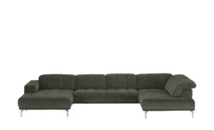 Lounge Collection Wohnlandschaft  Sarina ¦ grün ¦ Maße (cm): B: 383 H: 75 T: 212 Polstermöbel > Sofas > Wohnlandschaften - Höffner