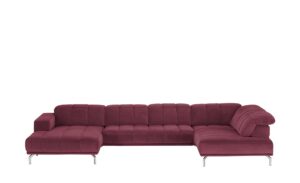 Lounge Collection Wohnlandschaft  Sarina ¦ rot ¦ Maße (cm): B: 383 H: 75 T: 212 Polstermöbel > Sofas > Wohnlandschaften - Höffner