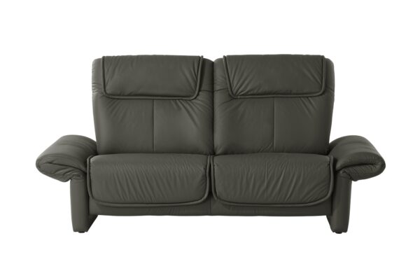 Musterring Ledersofa  MR 380 ¦ grau ¦ Maße (cm): B: 210 H: 105 T: 99 Polstermöbel > Sofas > 2-Sitzer - Höffner