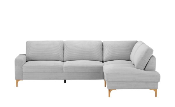 Gray & Jones Cord-Sofa  Capa ¦ grau ¦ Maße (cm): B: 294 H: 86 T: 200 Polstermöbel > Sofas > Ecksofas - Höffner