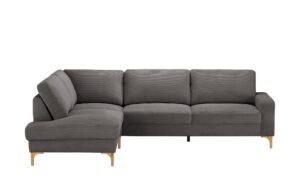 Gray & Jones Cord-Sofa  Capa ¦ grau ¦ Maße (cm): B: 294 H: 86 T: 200 Polstermöbel > Sofas > Ecksofas - Höffner