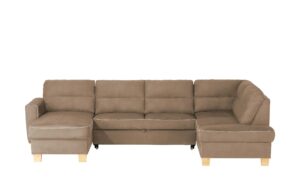 uno Wohnlandschaft mit Schlaffunktion  Vito ¦ braun ¦ Maße (cm): B: 309 H: 87 T: 190 Polstermöbel > Sofas > Schlafsofas - Höffner