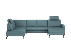 meinSofa Wohnlandschaft  Grace ¦ blau ¦ Maße (cm): B: 332 H: 89 T: 220 Polstermöbel > Sofas > Schlafsofas - Höffner