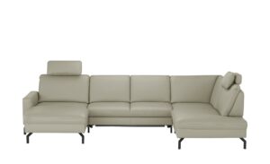 meinSofa Wohnlandschaft  Grace ¦ grau ¦ Maße (cm): B: 332 H: 89 T: 220 Polstermöbel > Sofas > Schlafsofas - Höffner