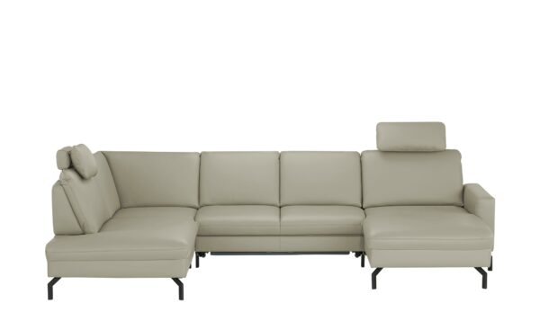 meinSofa Wohnlandschaft  Grace ¦ grau ¦ Maße (cm): B: 332 H: 89 T: 220 Polstermöbel > Sofas > Schlafsofas - Höffner