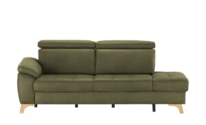 meinSofa Recamiere  Chloe ¦ grün ¦ Maße (cm): B: 221 H: 87 T: 102 Polstermöbel > Sofas > Einzelsofas - Höffner