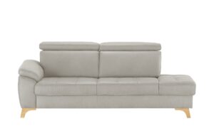 meinSofa Recamiere  Chloe ¦ grau ¦ Maße (cm): B: 221 H: 87 T: 102 Polstermöbel > Sofas > Einzelsofas - Höffner