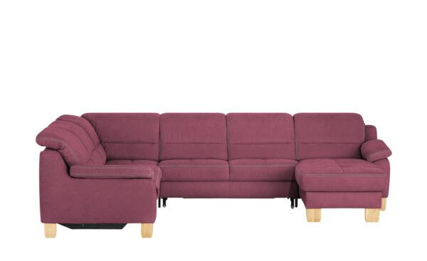 meinSofa Wohnlandschaft  Hanna ¦ rot ¦ Maße (cm): B: 322 H: 84 T: 264 Polstermöbel > Sofas > Schlafsofas - Höffner