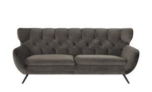 pop Sofa  Caldara ¦ grau ¦ Maße (cm): B: 225 H: 94 T: 95 Polstermöbel > Sofas > 3-Sitzer - Höffner