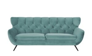 pop Sofa  Caldara ¦ blau ¦ Maße (cm): B: 225 H: 94 T: 95 Polstermöbel > Sofas > 3-Sitzer - Höffner