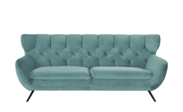 pop Sofa  Caldara ¦ blau ¦ Maße (cm): B: 225 H: 94 T: 95 Polstermöbel > Sofas > 3-Sitzer - Höffner