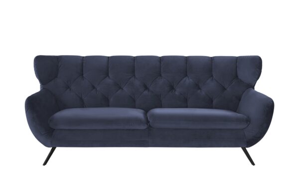 pop Sofa  Caldara ¦ blau ¦ Maße (cm): B: 225 H: 94 T: 95 Polstermöbel > Sofas > 3-Sitzer - Höffner