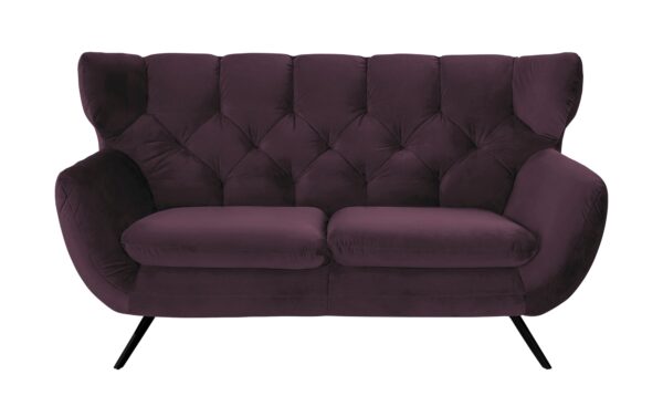 pop Sofa  Caldara ¦ lila/violett ¦ Maße (cm): B: 175 H: 94 T: 95 Polstermöbel > Sofas > 2-Sitzer - Höffner