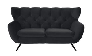 pop Sofa  Caldara ¦ schwarz ¦ Maße (cm): B: 175 H: 94 T: 95 Polstermöbel > Sofas > 2-Sitzer - Höffner