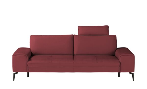 Wohnwert Einzelsofa  Kalea ¦ rot ¦ Maße (cm): B: 242 H: 82 T: 104 Polstermöbel > Sofas > 3-Sitzer - Höffner