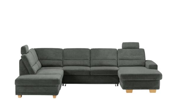 meinSofa Wohnlandschaft  Marc ¦ grau ¦ Maße (cm): B: 311 H: 85 T: 234 Polstermöbel > Sofas > Schlafsofas - Höffner