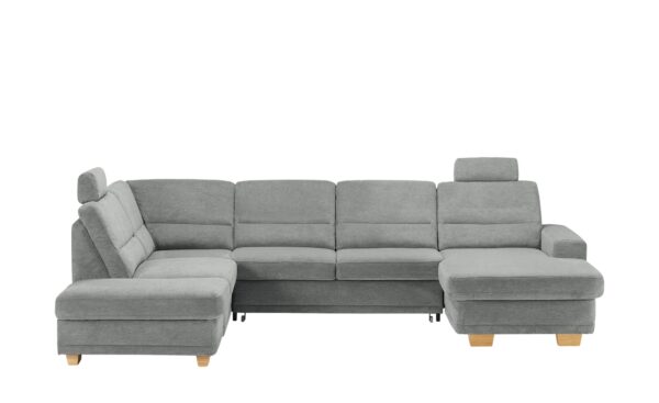 meinSofa Wohnlandschaft  Marc ¦ grau ¦ Maße (cm): B: 311 H: 85 T: 234 Polstermöbel > Sofas > Schlafsofas - Höffner