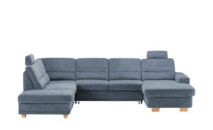 meinSofa Wohnlandschaft  Marc ¦ blau ¦ Maße (cm): B: 311 H: 85 T: 234 Polstermöbel > Sofas > Schlafsofas - Höffner