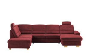 meinSofa Wohnlandschaft  Marc ¦ rot ¦ Maße (cm): B: 311 H: 85 T: 234 Polstermöbel > Sofas > Schlafsofas - Höffner