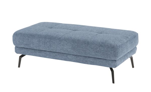 Lounge Collection Hocker  Tessa ¦ blau ¦ Maße (cm): B: 132 H: 45 T: 68 Polstermöbel > Hocker - Höffner