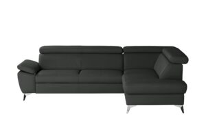 uno Ecksofa  Apollo ¦ schwarz ¦ Maße (cm): B: 268 H: 81 T: 210 Polstermöbel > Sofas > Ecksofas - Höffner