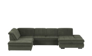 Lounge Collection Wohnlandschaft  Spencer ¦ grün ¦ Maße (cm): B: 382 H: 84 T: 260 Polstermöbel > Sofas > Schlafsofas - Höffner