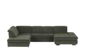 Lounge Collection Wohnlandschaft  Spencer ¦ grün ¦ Maße (cm): B: 382 H: 84 T: 260 Polstermöbel > Sofas > Wohnlandschaften - Höffner