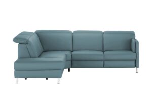 meinSofa Ecksofa  Leon ¦ blau ¦ Maße (cm): B: 259 H: 83 T: 236 Polstermöbel > Sofas > Ecksofas - Höffner