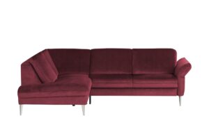 meinSofa Ecksofa  Helen ¦ rot ¦ Maße (cm): B: 249 H: 83 T: 185 Polstermöbel > Sofas > Ecksofas - Höffner