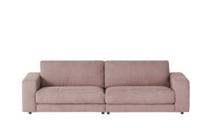 VIVA Sofa Cord Sila ¦ rosa/pink ¦ Maße (cm): B: 250 H: 85 T: 107 Polstermöbel > Sofas > 3-Sitzer - Höffner