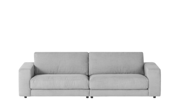 VIVA Sofa Cord Sila ¦ grau ¦ Maße (cm): B: 250 H: 85 T: 107 Polstermöbel > Sofas > 3-Sitzer - Höffner