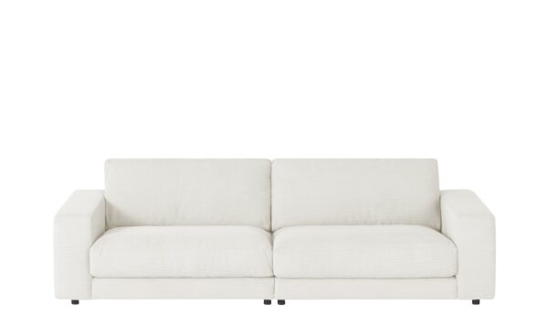 VIVA Sofa Cord Sila ¦ weiß ¦ Maße (cm): B: 250 H: 85 T: 127 Polstermöbel > Sofas > 3-Sitzer - Höffner