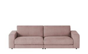 VIVA Sofa Cord Sila ¦ rosa/pink ¦ Maße (cm): B: 250 H: 85 T: 127 Polstermöbel > Sofas > 3-Sitzer - Höffner