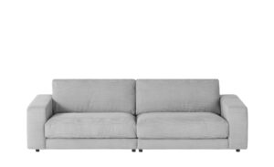 VIVA Sofa Cord Sila ¦ grau ¦ Maße (cm): B: 250 H: 85 T: 127 Polstermöbel > Sofas > 3-Sitzer - Höffner