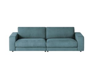 VIVA Sofa Cord Sila ¦ türkis/petrol ¦ Maße (cm): B: 250 H: 85 T: 127 Polstermöbel > Sofas > 3-Sitzer - Höffner