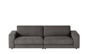 VIVA Sofa Cord Sila ¦ grau ¦ Maße (cm): B: 250 H: 85 T: 127 Polstermöbel > Sofas > 3-Sitzer - Höffner