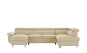 uno Wohnlandschaft  Avola ¦ beige ¦ Maße (cm): B: 315 H: 77 T: 208 Polstermöbel > Sofas > Schlafsofas - Höffner