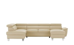 uno Wohnlandschaft  Avola ¦ beige ¦ Maße (cm): B: 315 H: 77 T: 208 Polstermöbel > Sofas > Schlafsofas - Höffner