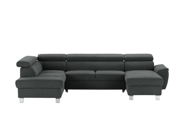 uno Wohnlandschaft  Avola ¦ grau ¦ Maße (cm): B: 318 H: 90 T: 208 Polstermöbel > Sofas > Schlafsofas - Höffner