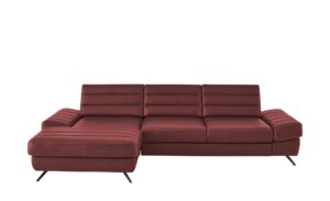 Ecksofa  Bela ¦ rot ¦ Maße (cm): B: 321 H: 91 T: 192 Polstermöbel > Sofas > Ecksofas - Höffner